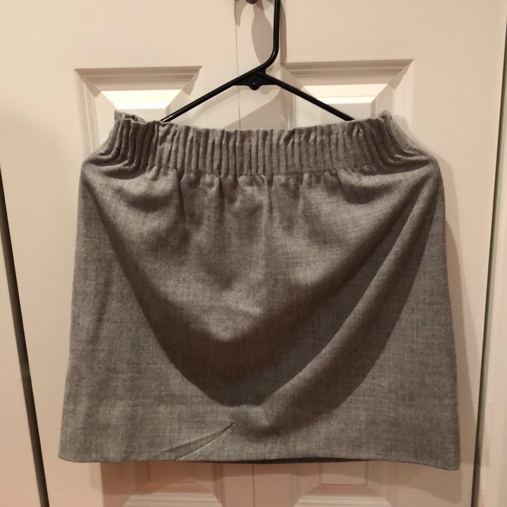 J.Crew wool skirt w/ elastic waist and pockets